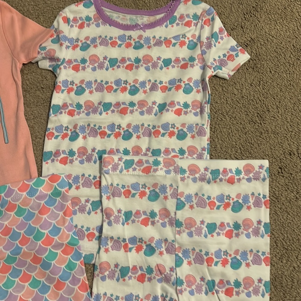 6-Pieces Girls Pajamas - Picture 2 of 4